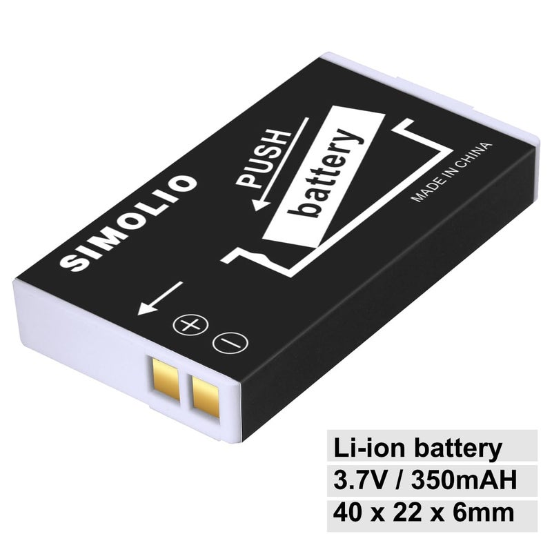 SIMOLIO Replacement Li-Battery Wireless TV Headsets SM-823 Pro, SM-823D Pro, SM-824D1, SM-824D2, SM-828D1, SM-828D2, SM-8245 and SM-863D Series, Rechargeable Battery TV Hearing Headset - Image 2